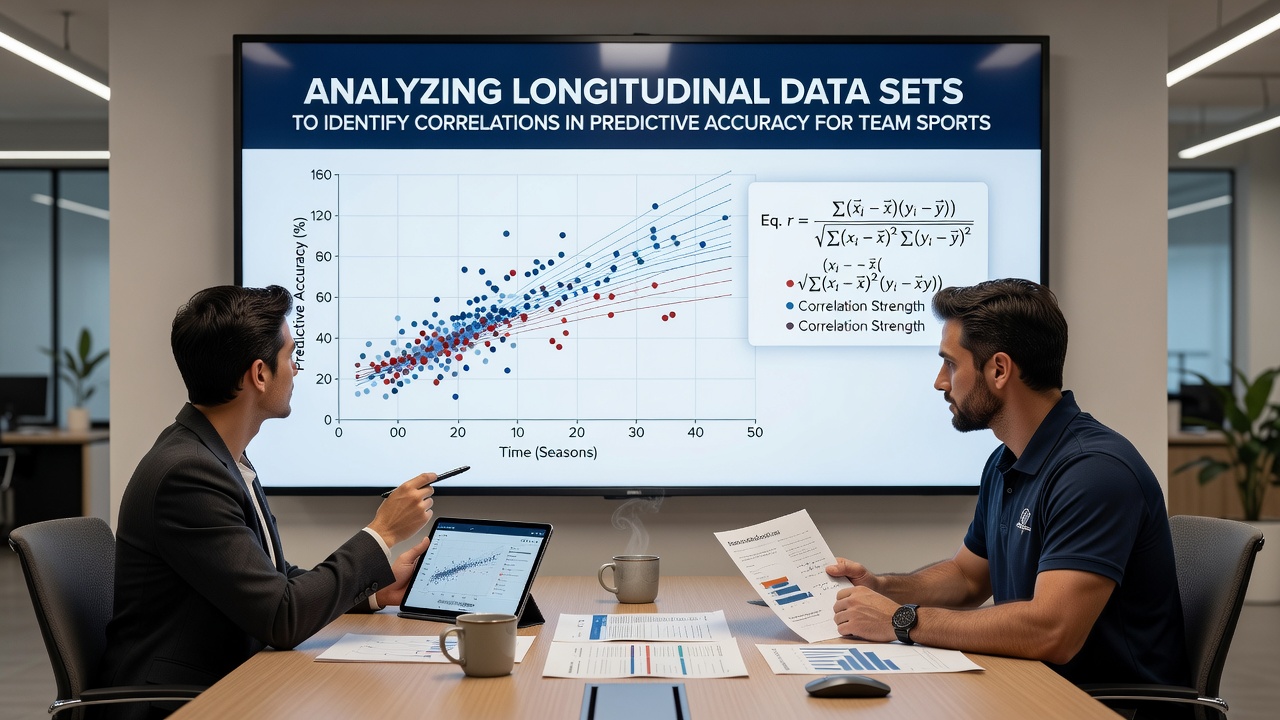 Statistical correlation graphs comparing equine racing times, tennis match data, and team sport performance trends