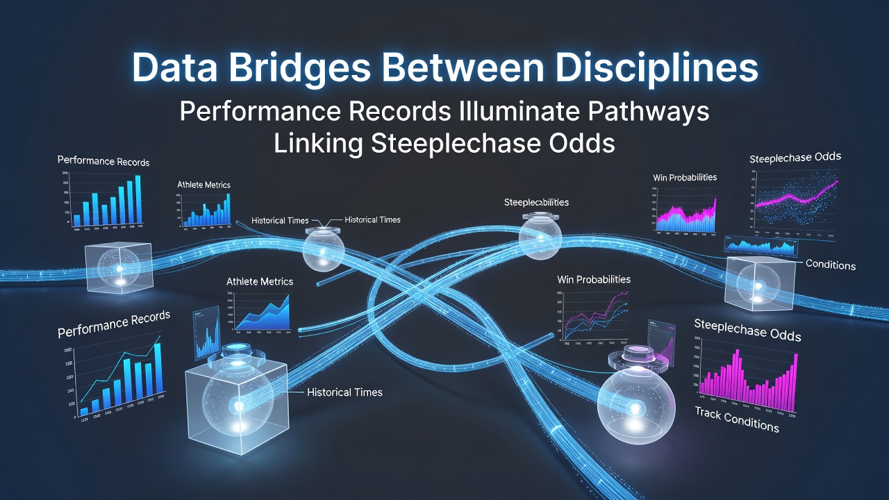 Chart illustrating performance record correlations between steeplechase odds and tennis doubles margins