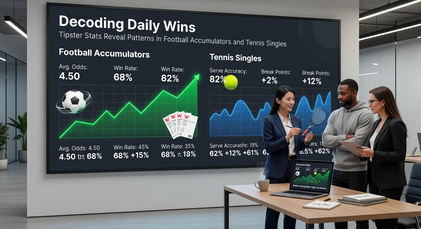 Graph comparing win yields for football accumulators versus tennis singles, with peaks during March 2026 tournaments