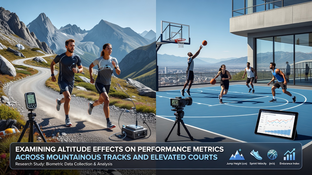 Elevated tennis court scene showing player movement and ball trajectory at altitude