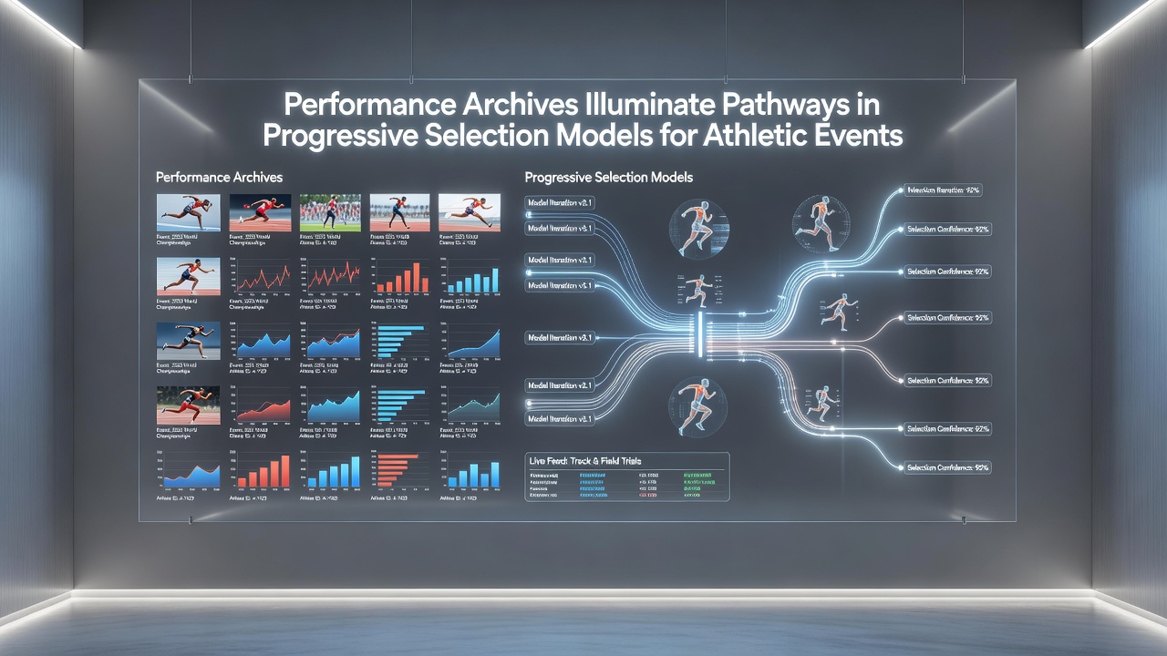 Analysts reviewing archived performance metrics to refine selection models for upcoming athletic competitions